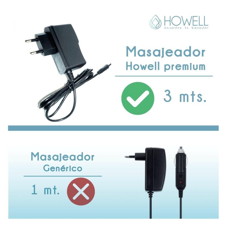 Masajeador Cervical Howell Espalda Cuello Hombros Masajes-2