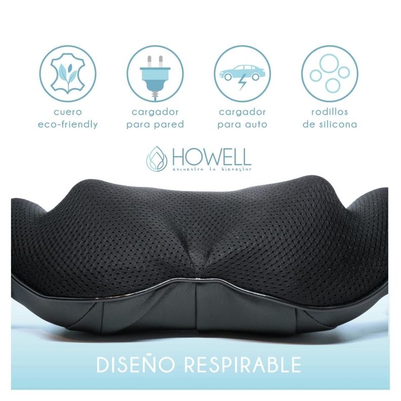 Masajeador Cervical Howell Espalda Cuello Hombros Masajes-3