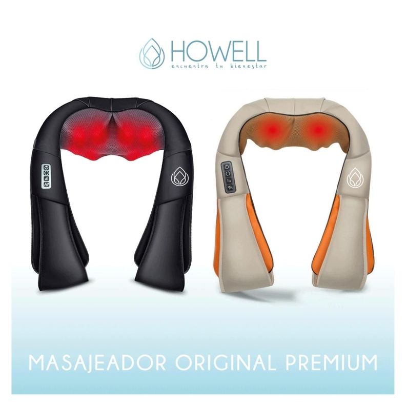 Masajeador Cervical Howell Espalda Cuello Hombros Masajes-5