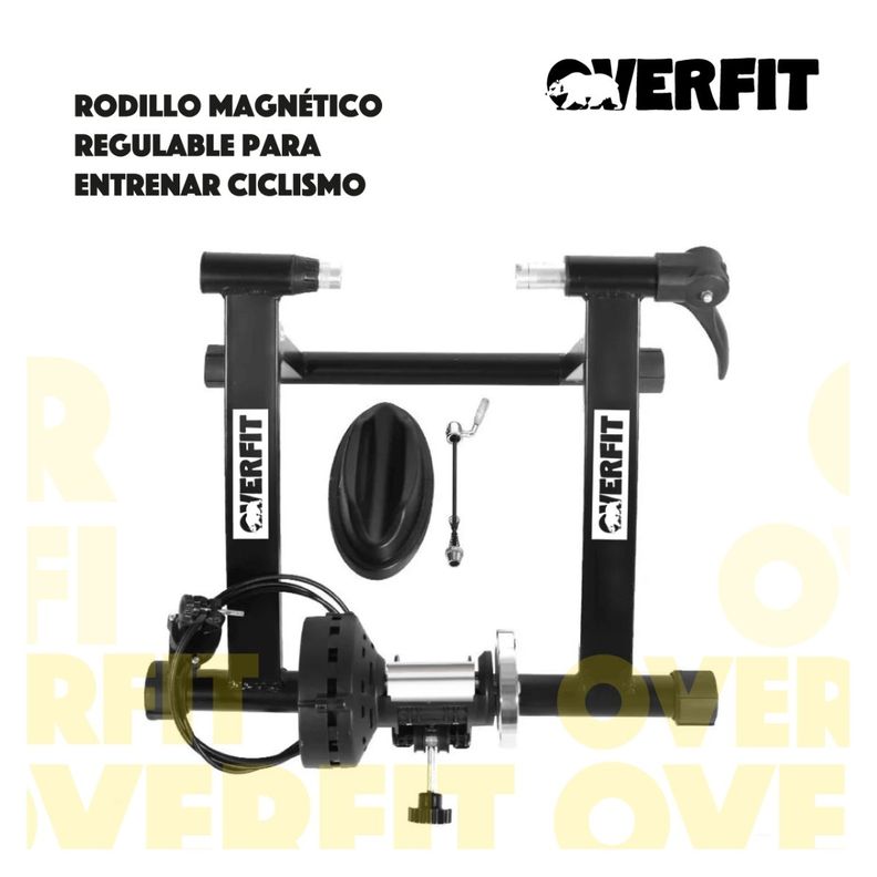 Rodillo Magnético Bicicleta Ciclismo Entrenamiento Overfit-1
