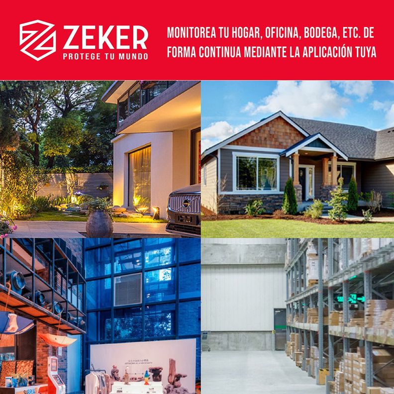 Cámara De Seguridad 5G Zeker Doble 4MP Exterior Impermeable-6