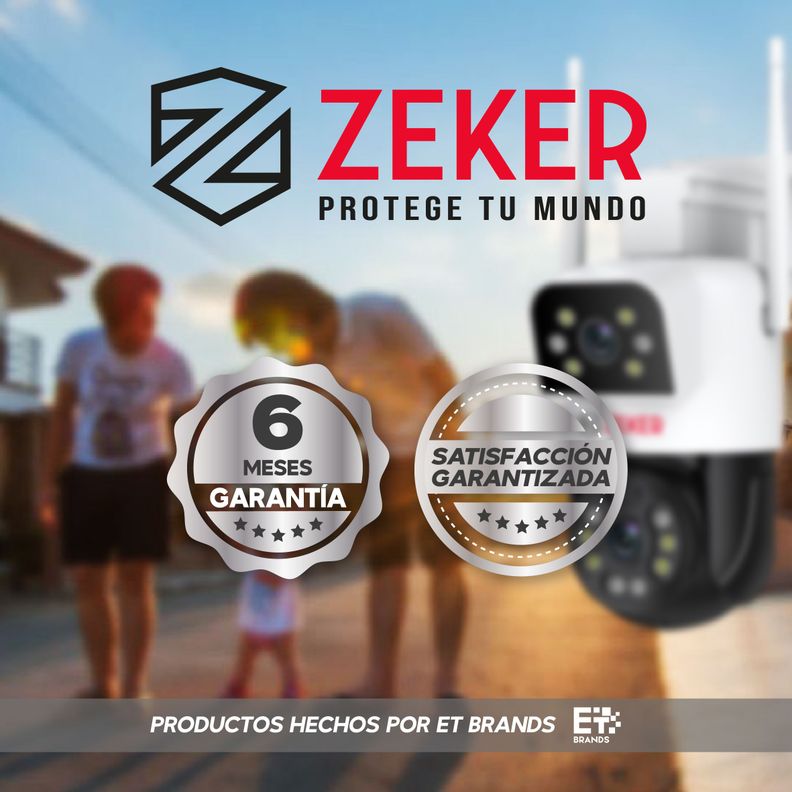 Cámara De Seguridad 5G Zeker Doble 4MP Exterior Impermeable-9