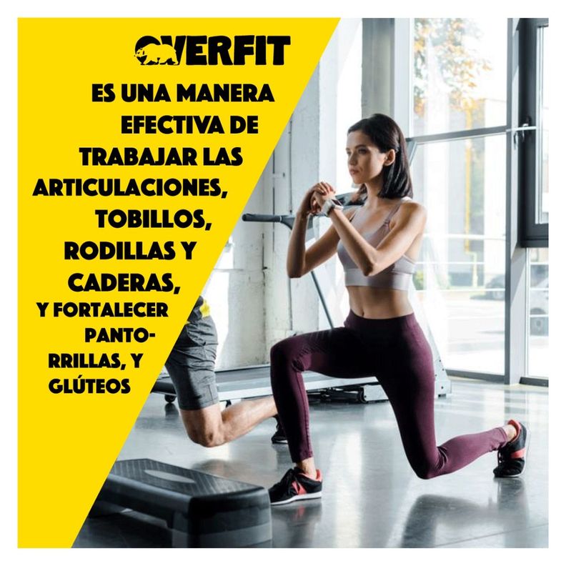 Step Aeróbico Ajustable 2 Niveles Antideslizante Overfit-6
