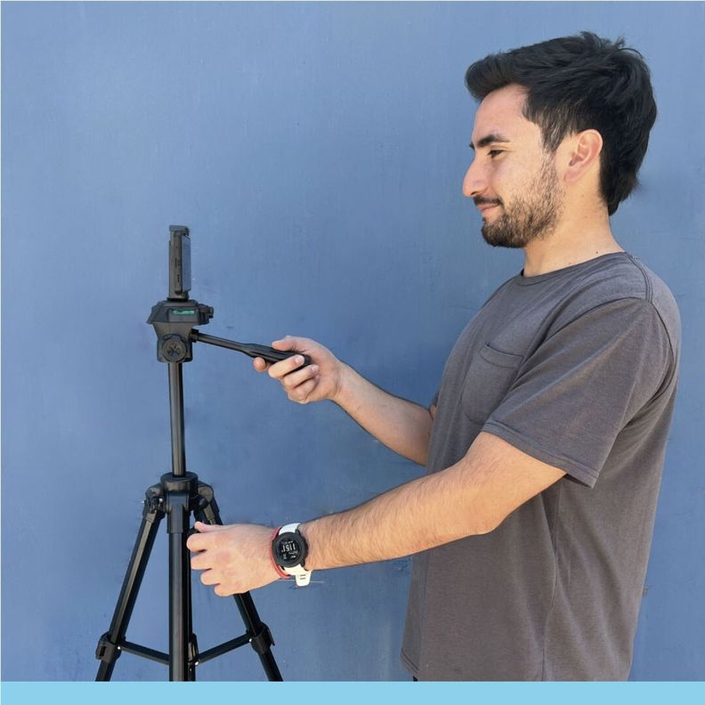 Trípode Celular Camara Portátil Aluminio Carga 10 kg 170 cm-9