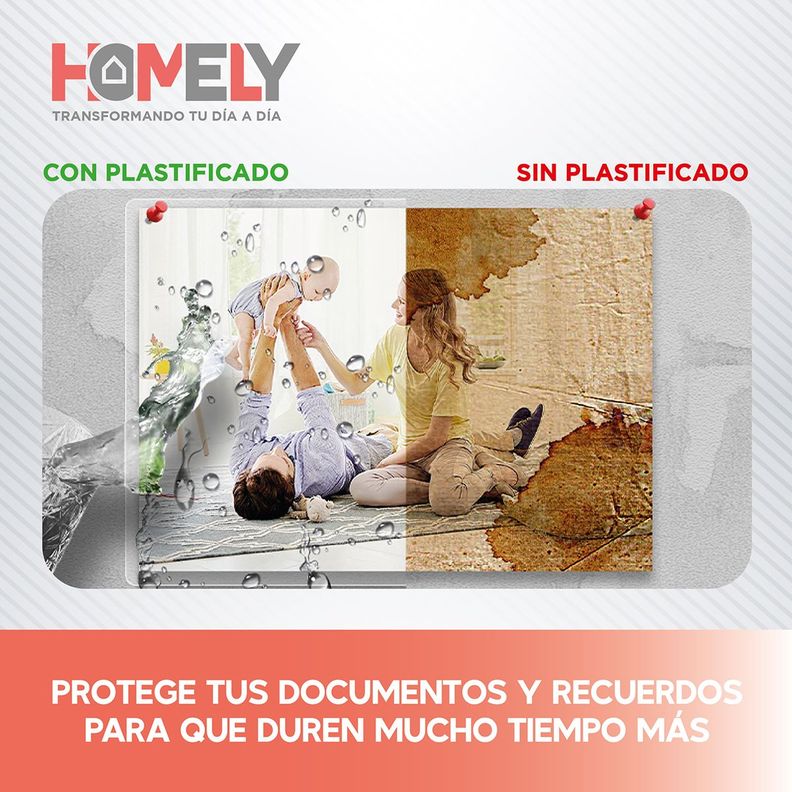 Termolaminadora Plastificadora Homely + Accesorios + Laminas-7