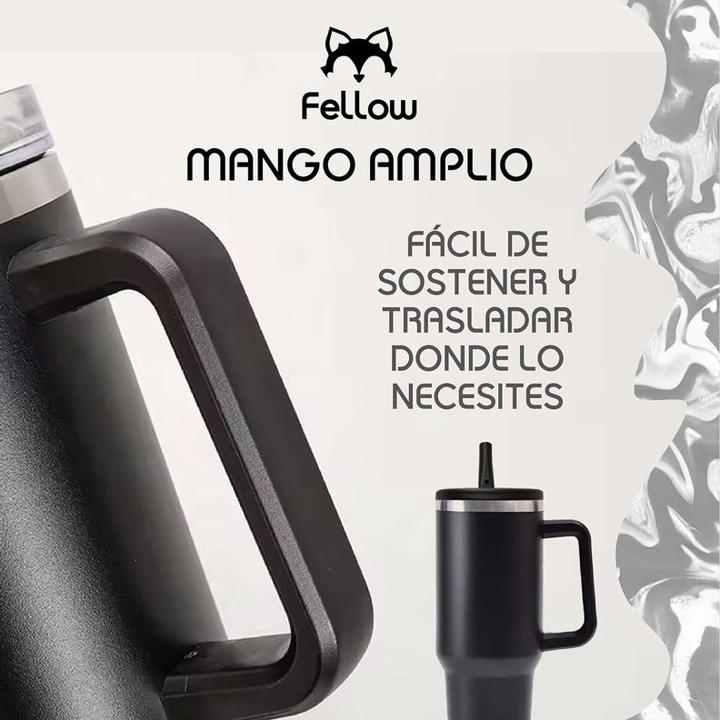 Vaso Térmico 1,2L Electra By Fellow Mug Tumblr Bombilla-3