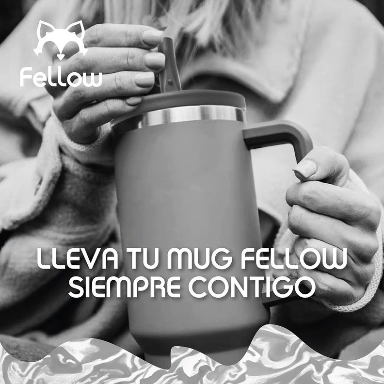 Vaso Térmico 1,2L Electra By Fellow Mug Tumblr Bombilla-7