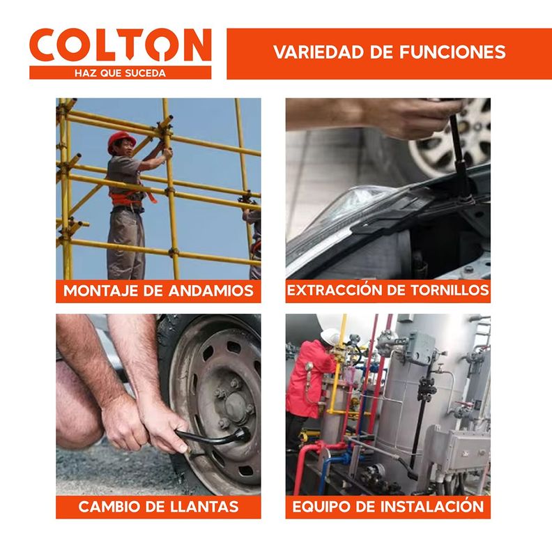 Llave Impacto 350N/M Colton + Accesorios + 2 Baterías-6