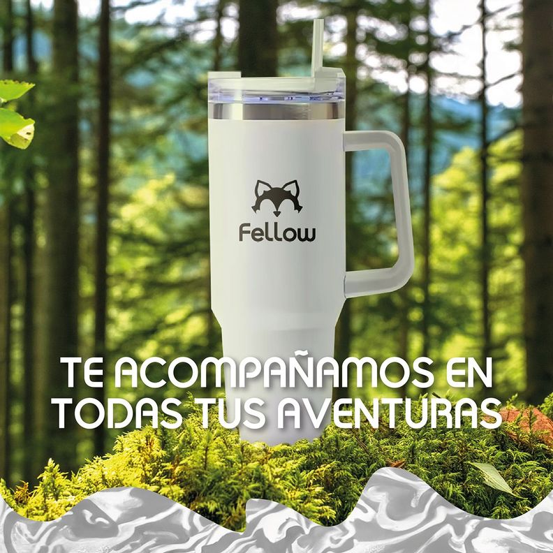 Vaso Termico 1,2Lts Electra By Fellow Mug Tumblr + Bombilla-8