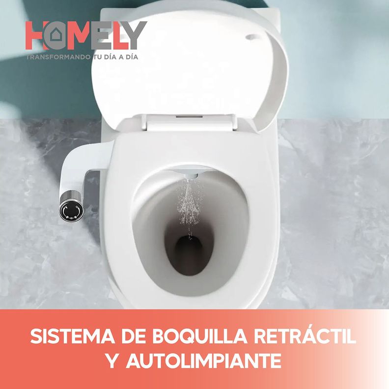 Bidet Ducha Homely Wc Inodoro Set Universal Flujo Ajustable-8