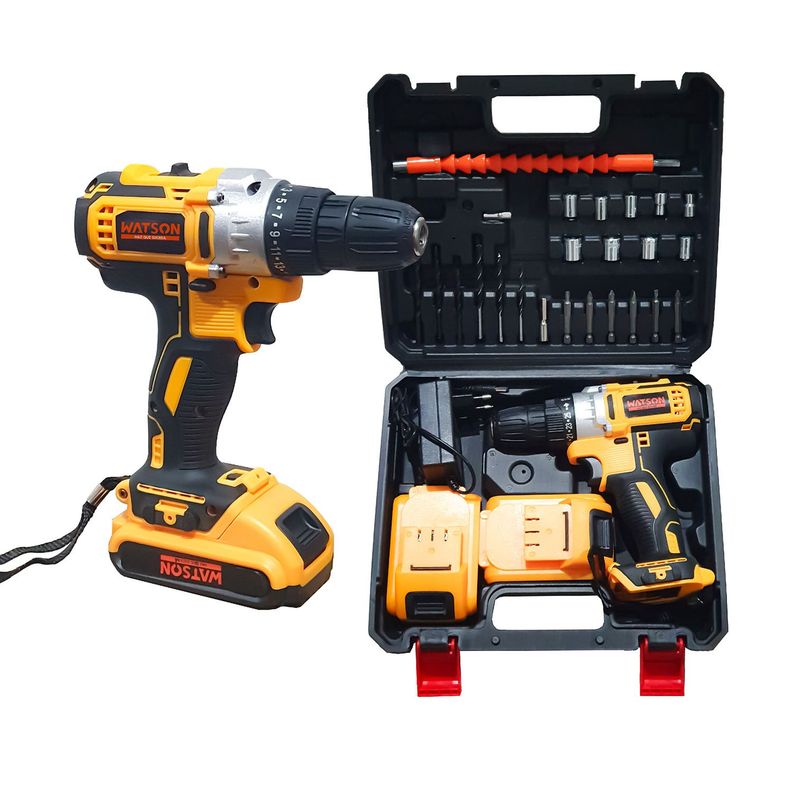 Taladro Inalámbrico Watson 36V + 2 Baterías + Accesorios-0
