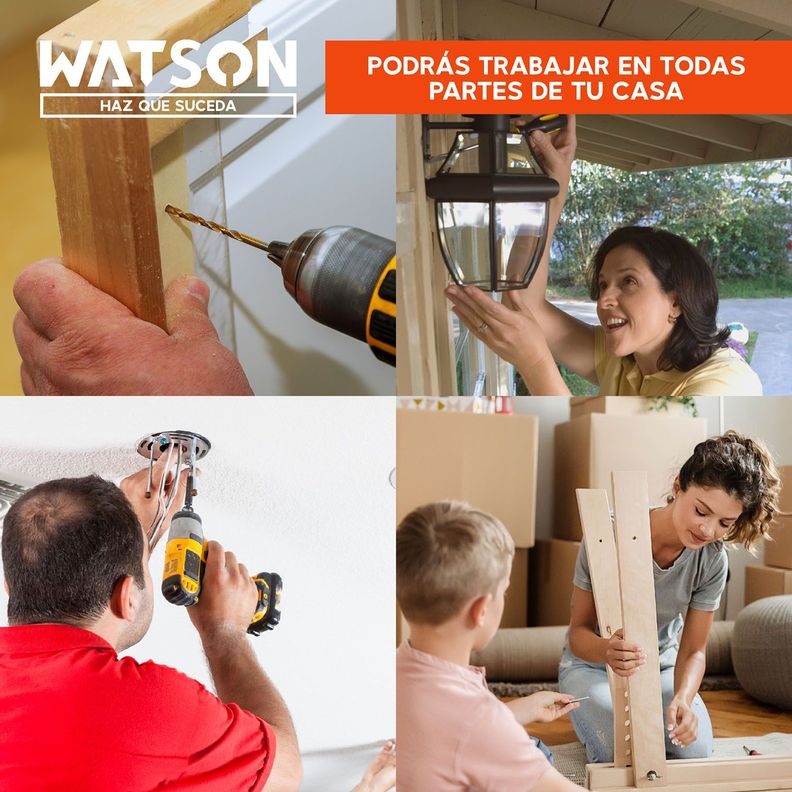 Taladro Inalámbrico Watson 36V + 2 Baterías + Accesorios-6