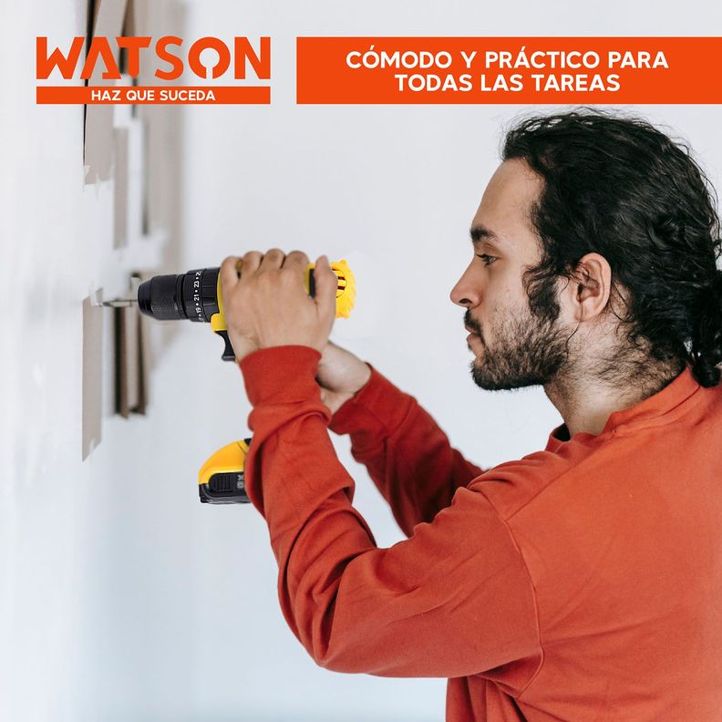 Taladro Inalámbrico Watson 36V + 2 Baterías + Accesorios-7