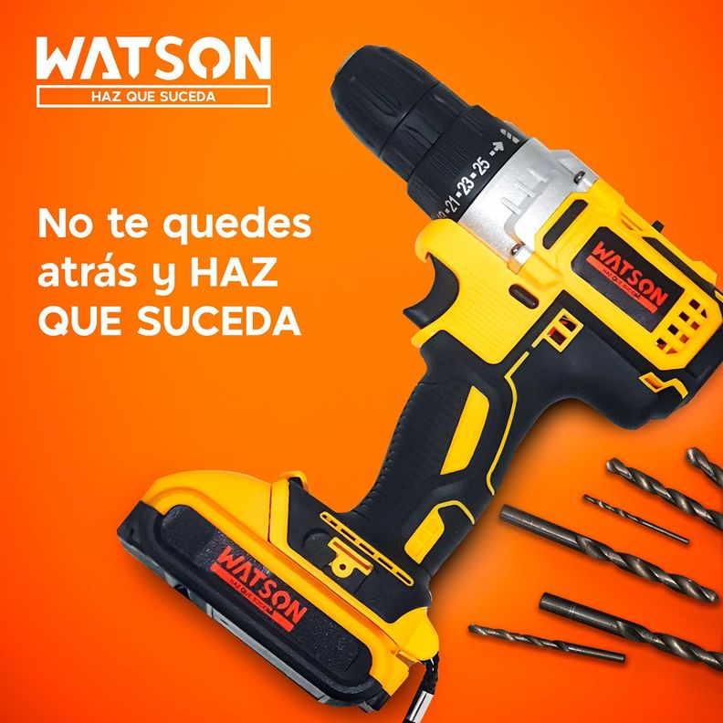 Taladro Inalámbrico Watson 36V + 2 Baterías + Accesorios-9