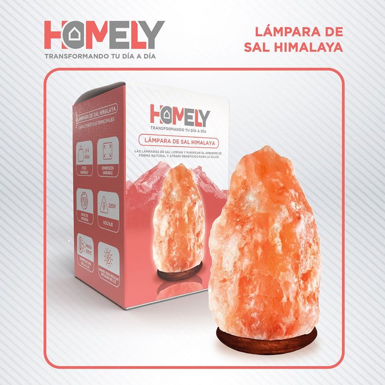 Lámpara de sal Himalaya Roca Intensidad Regulable Dormitorio-8