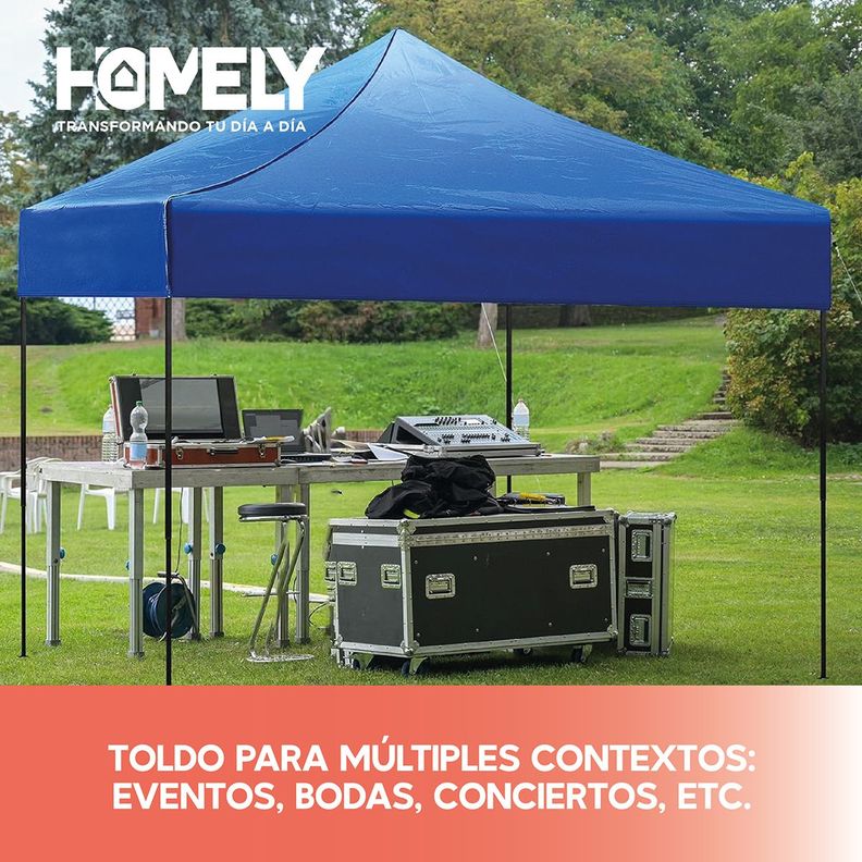 Toldo Plegable 2x2 Impermeable Retractil Araña-6