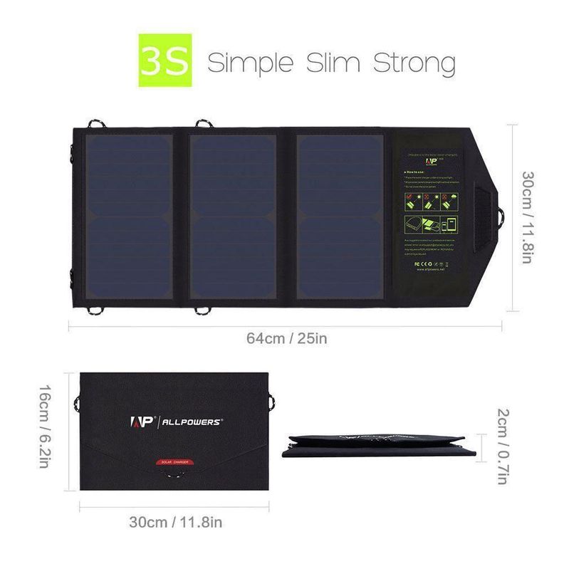 PANEL SOLAR PLEGABLE SP 5V 21W-1