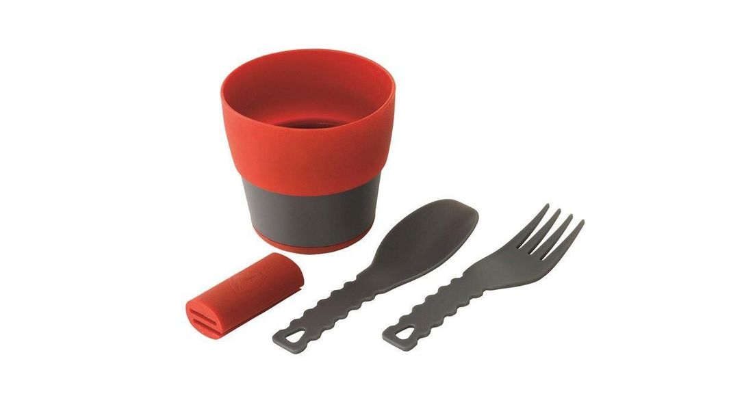 BOWL SET CAMPING LEAF MEAL KIT-3