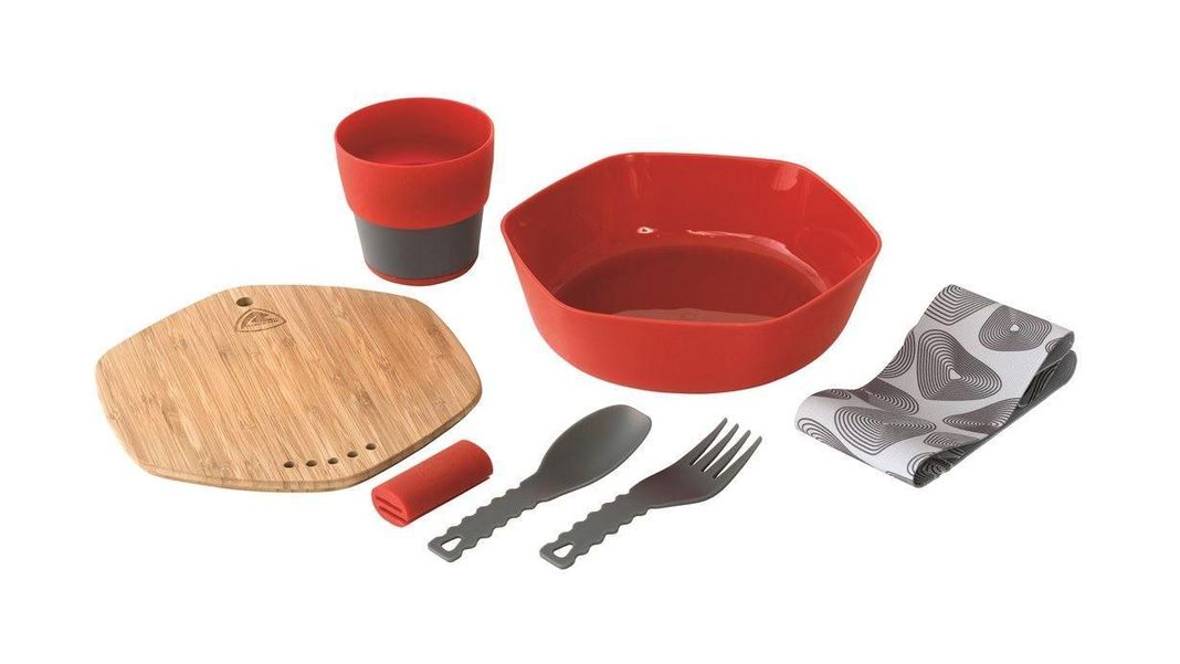 BOWL SET CAMPING LEAF MEAL KIT-1