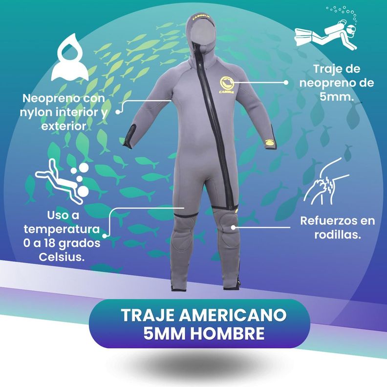 Traje Buceo Americano 5mm-1