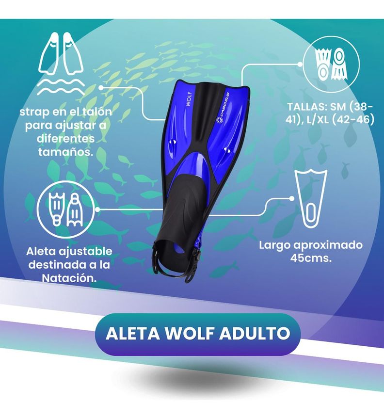 Aleta Natación Wolf Adulto-1