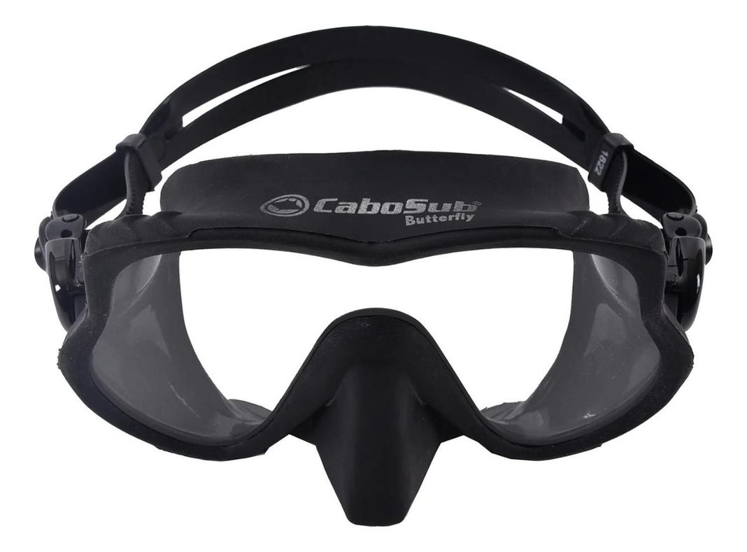 Mascara Buceo Y Snorkeling Butterfly Negro 00