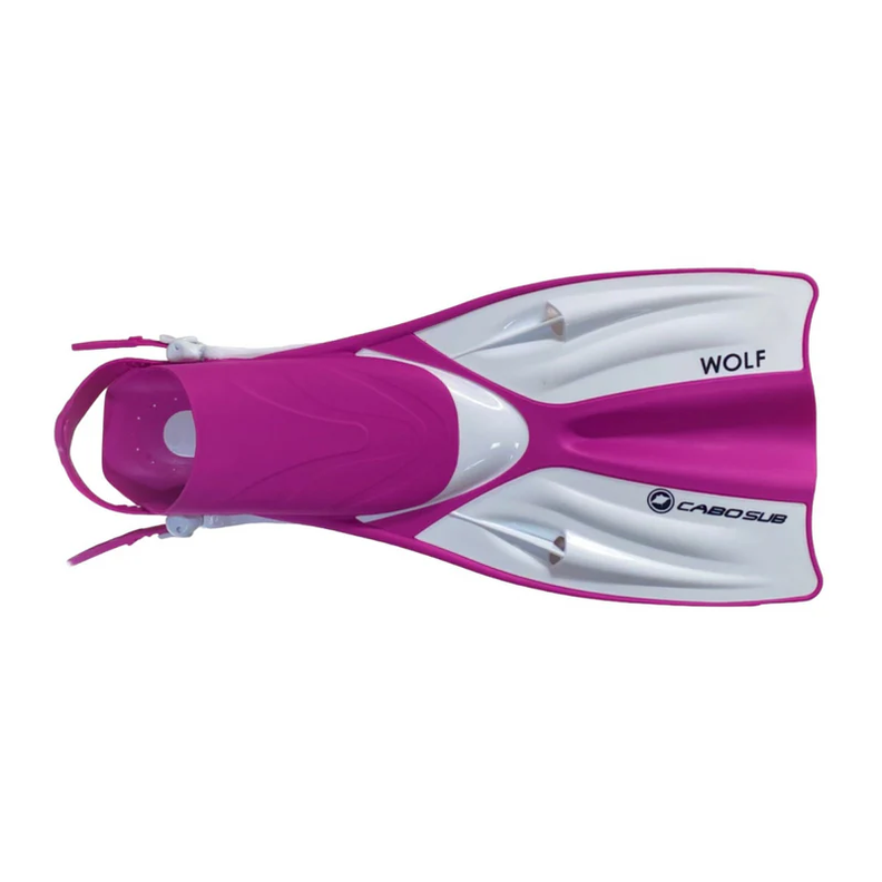 Aleta Natación Wolf Adulto Rosada-0
