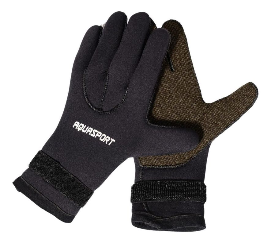 Guantes Neopreno Buceo Surf 5mm Cálido Resitentes Ajustables-0