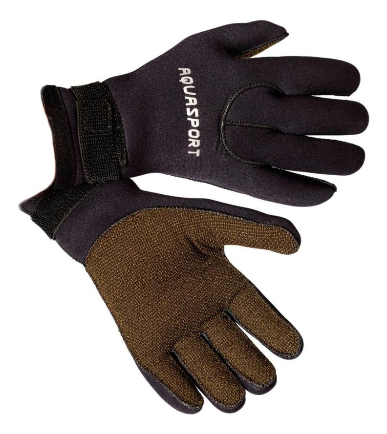 Guantes Neopreno Buceo Surf 5mm Cálido Resitentes Ajustables-1