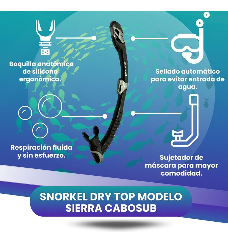 Snorkel Dry Top Modelo Sierra-1