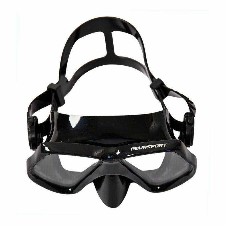 Máscara Buceo Profesional Aquasport Titan Cristal Templado-2