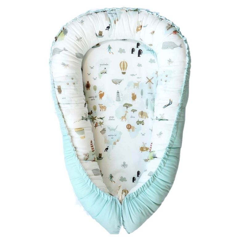 NIDO COLECHO REVERSIBLE MUNDO ANIMAL-0