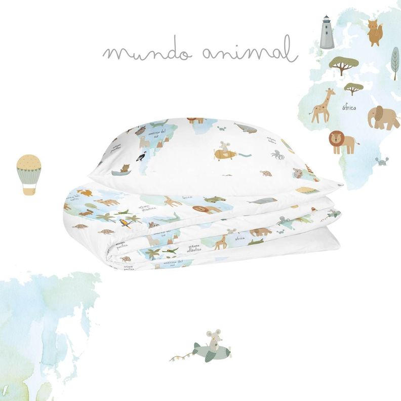 NIDO COLECHO REVERSIBLE MUNDO ANIMAL-3