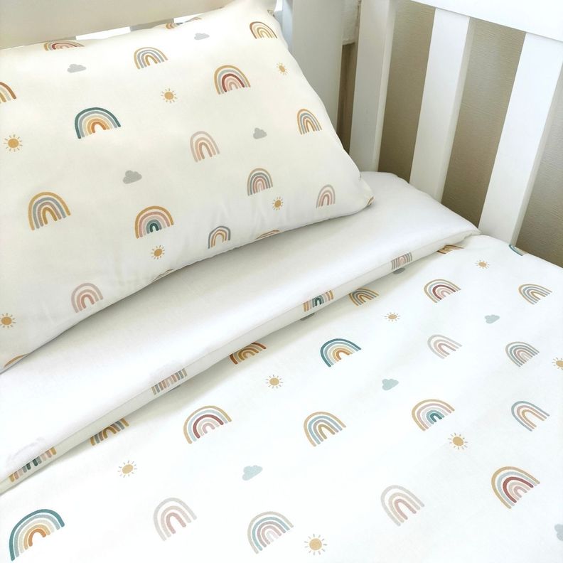 SET DE CUNA COLECHO ARCOIRIS BOHO-1