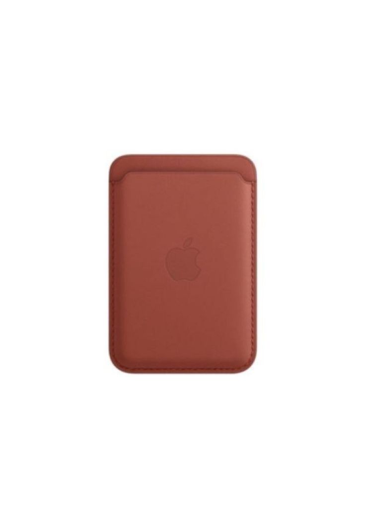 Billetera iPhone Leather Wallet Con MagSafe Marron-0