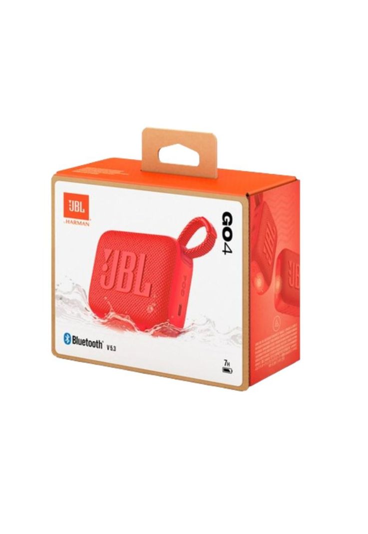 JBL Parlante Bluetooth Go4 Rojo-0