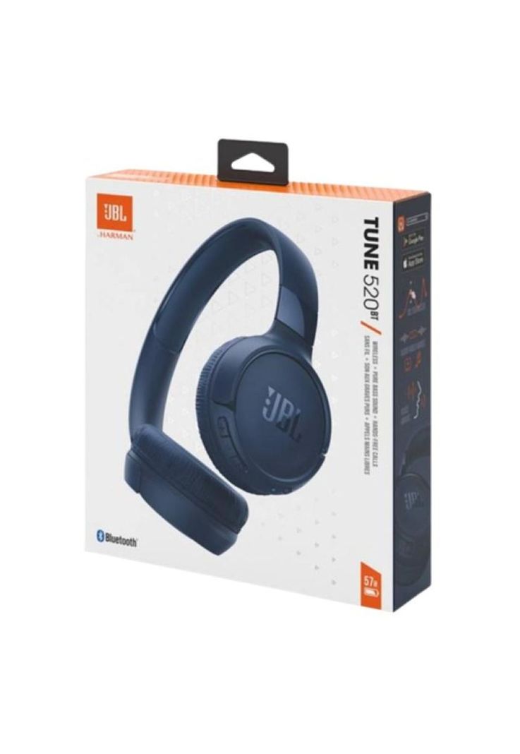 Audífonos JBL Inalámbricos Tune 520BT Color Azul-1