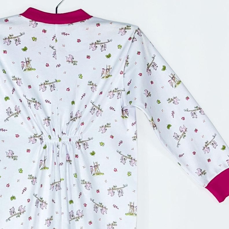 Pijama Enterito Infantil - Frutos del Bosque - Osito de Algodón-1