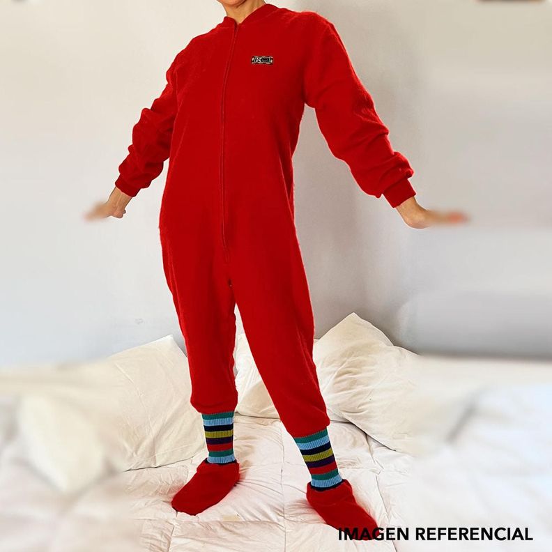 Pijama Adulto - Enterito Térmico - Rojo (Tallas S-M-L-XL)-4