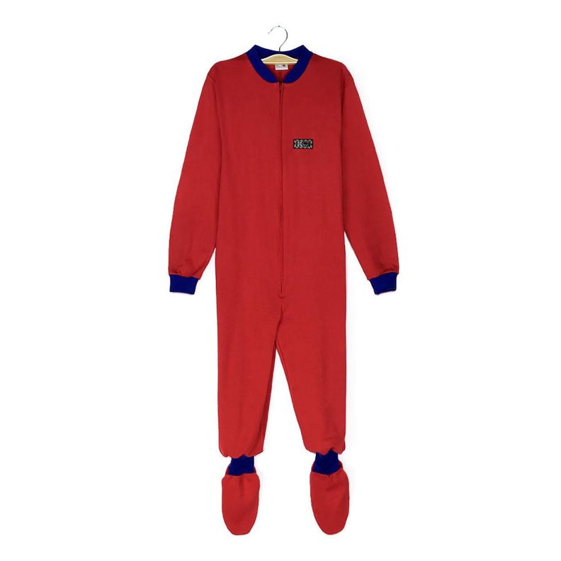 Pijama Enterito Adulto - Rojo - Oso de Algodón-0