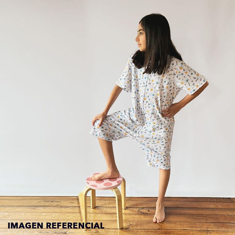 Pijama Enterito Infantil - Deporte - Algodón Corto-2