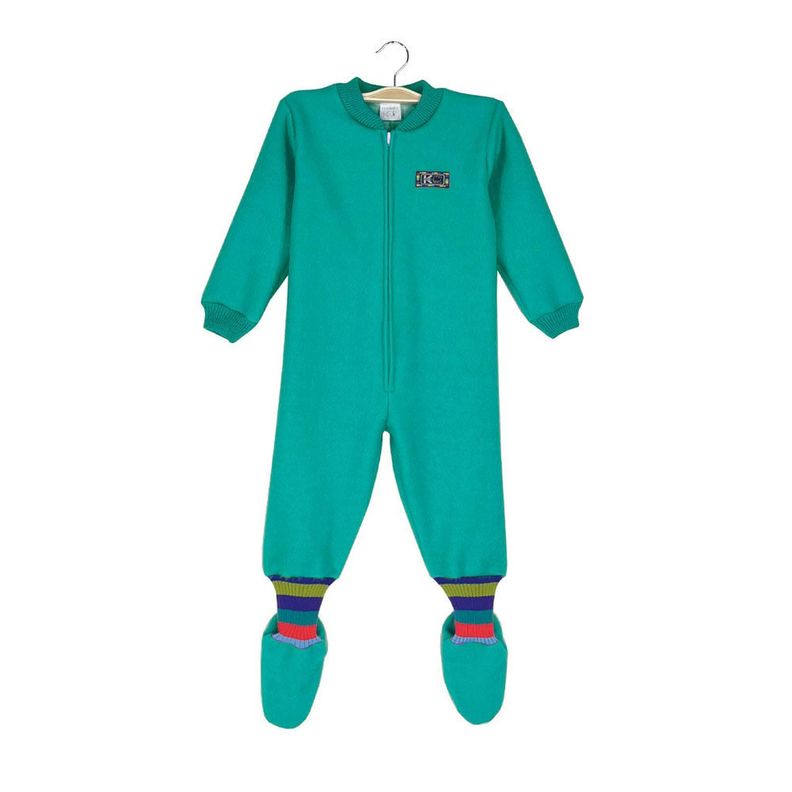 Pijama Infantil - Enterito Térmico - Verde Esmeralda (Tallas 4 a 12)-0