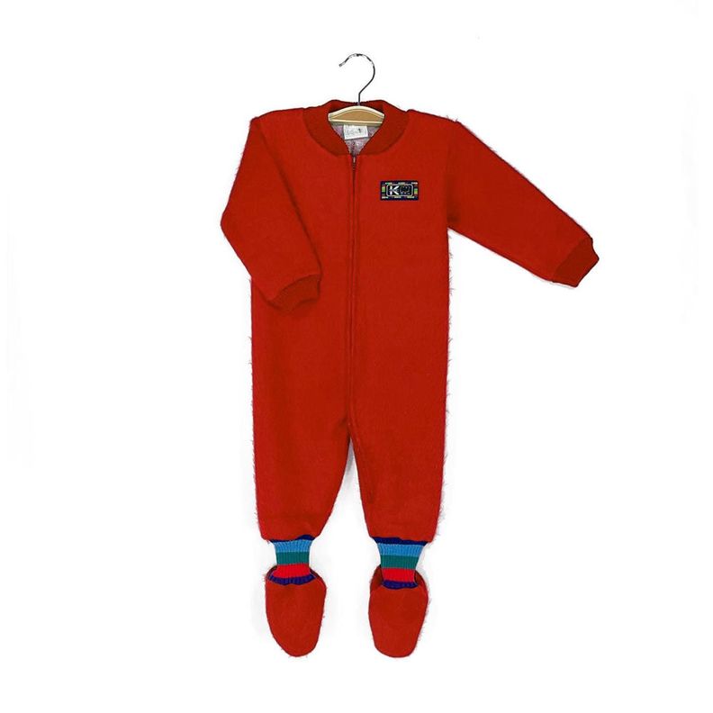 Pijama Bebé - Enterito Térmico - Rojo (Tallas 0 a 2)-0