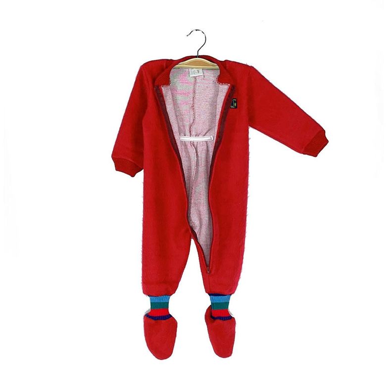 Pijama Bebé - Enterito Térmico - Rojo (Tallas 0 a 2)-1