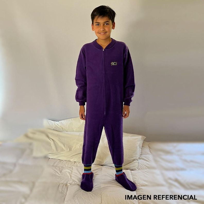 Pijama Infantil - Enterito Térmico - Morado (Tallas 4 a 12)-3