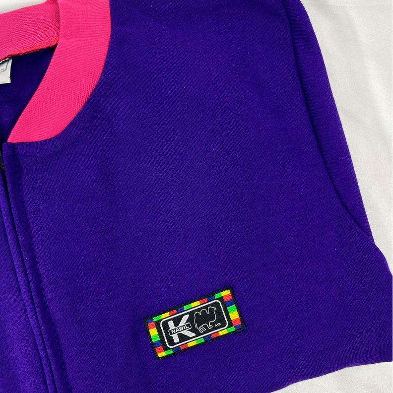 Pijama Enterito Infantil - Morado - Osito de Algodón-1