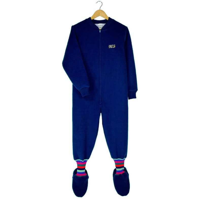 Pijama Adulto - Enterito Térmico - Azul Francia (Tallas S-M-L-XL)-0