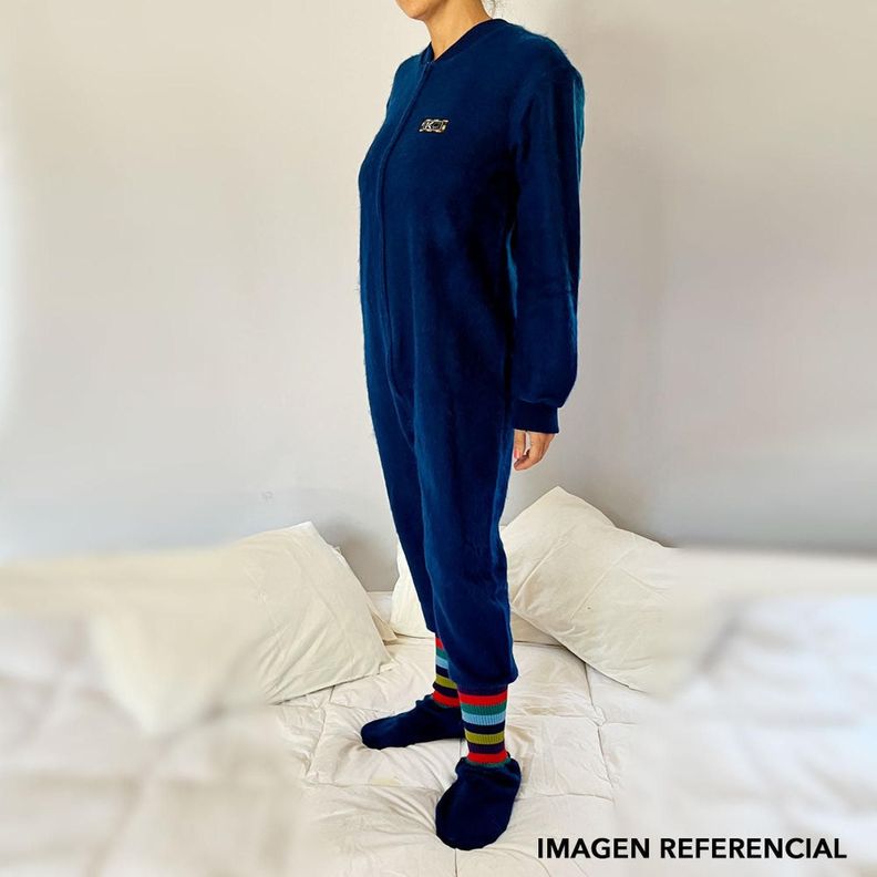 Pijama Adulto - Enterito Térmico - Azul Francia (Tallas S-M-L-XL)-1