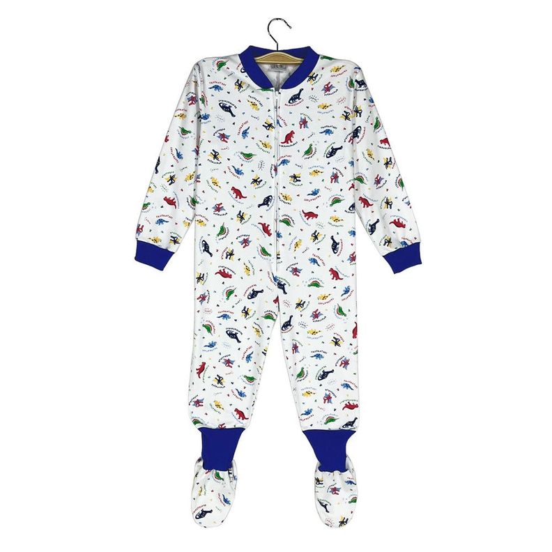Pijama Enterito Infantil - Dinosaurios - Osito de Algodón-0