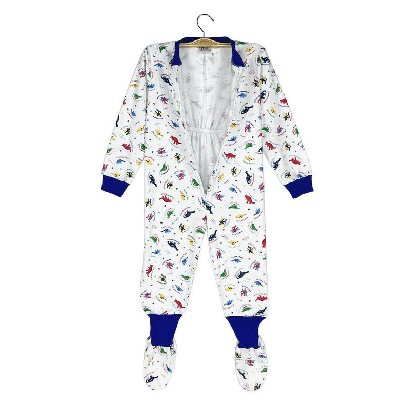 Pijama Enterito Infantil - Dinosaurios - Osito de Algodón-3